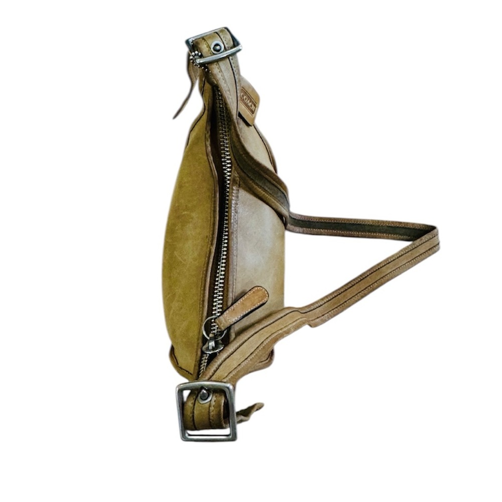 Coach vintage Janice Legacy #9950 shoulder bag in tan leather - Picture 9 of 14